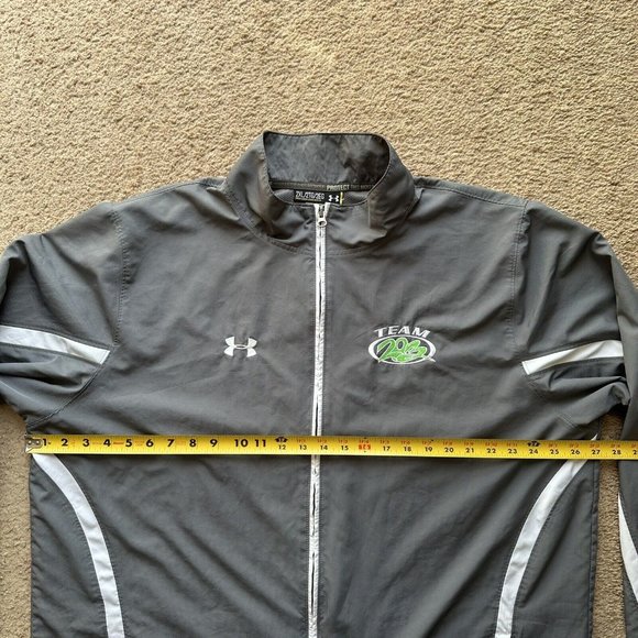 Under Armour Jacket Mens 2XL Windbreaker Full Zip Mock Neck Project This House - Picture 9 of 12